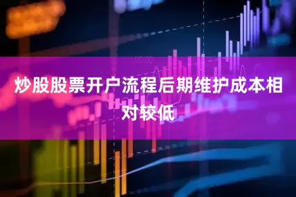 炒股股票开户流程后期维护成本相对较低